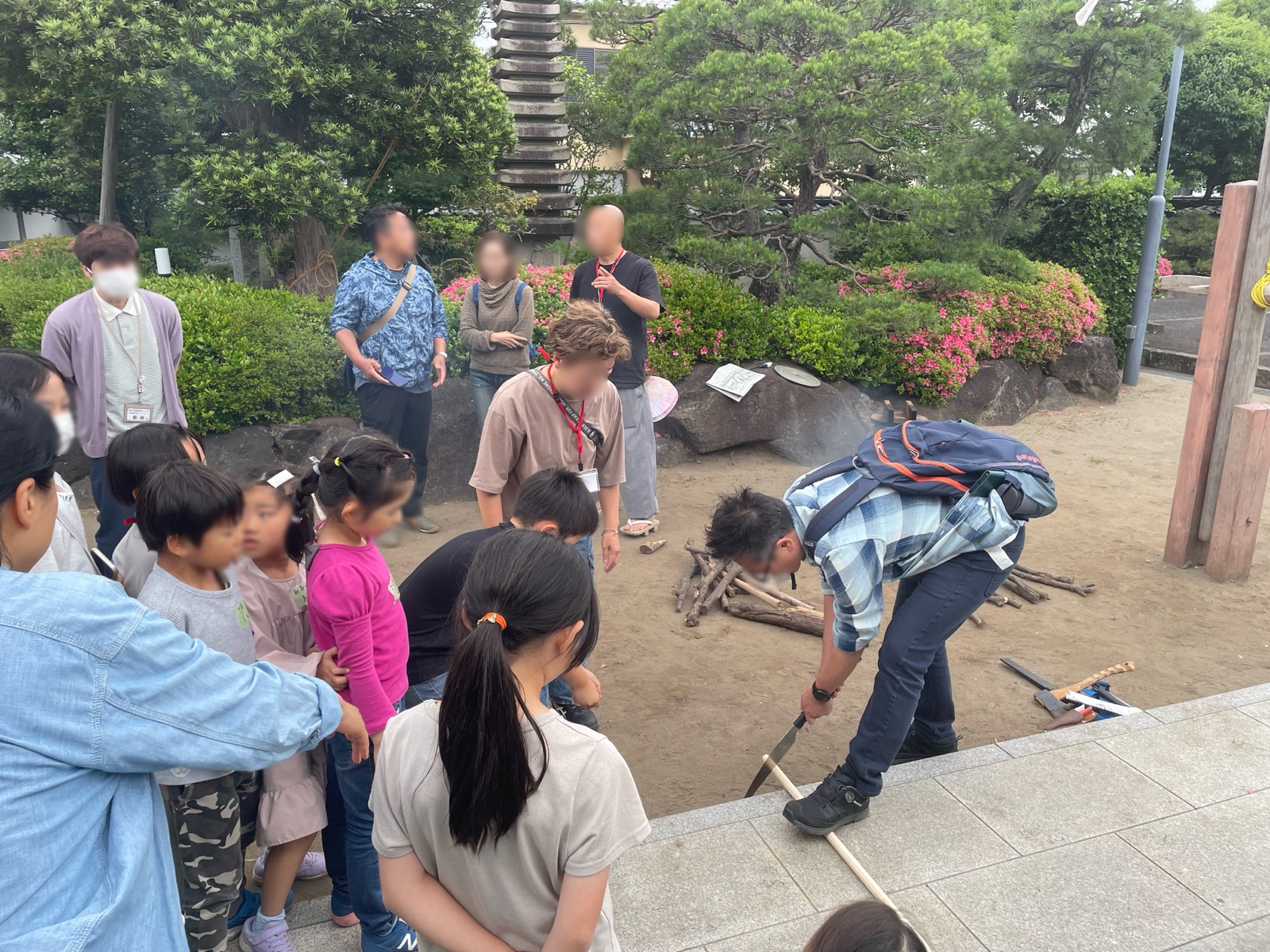 地域イベントで活動する様子